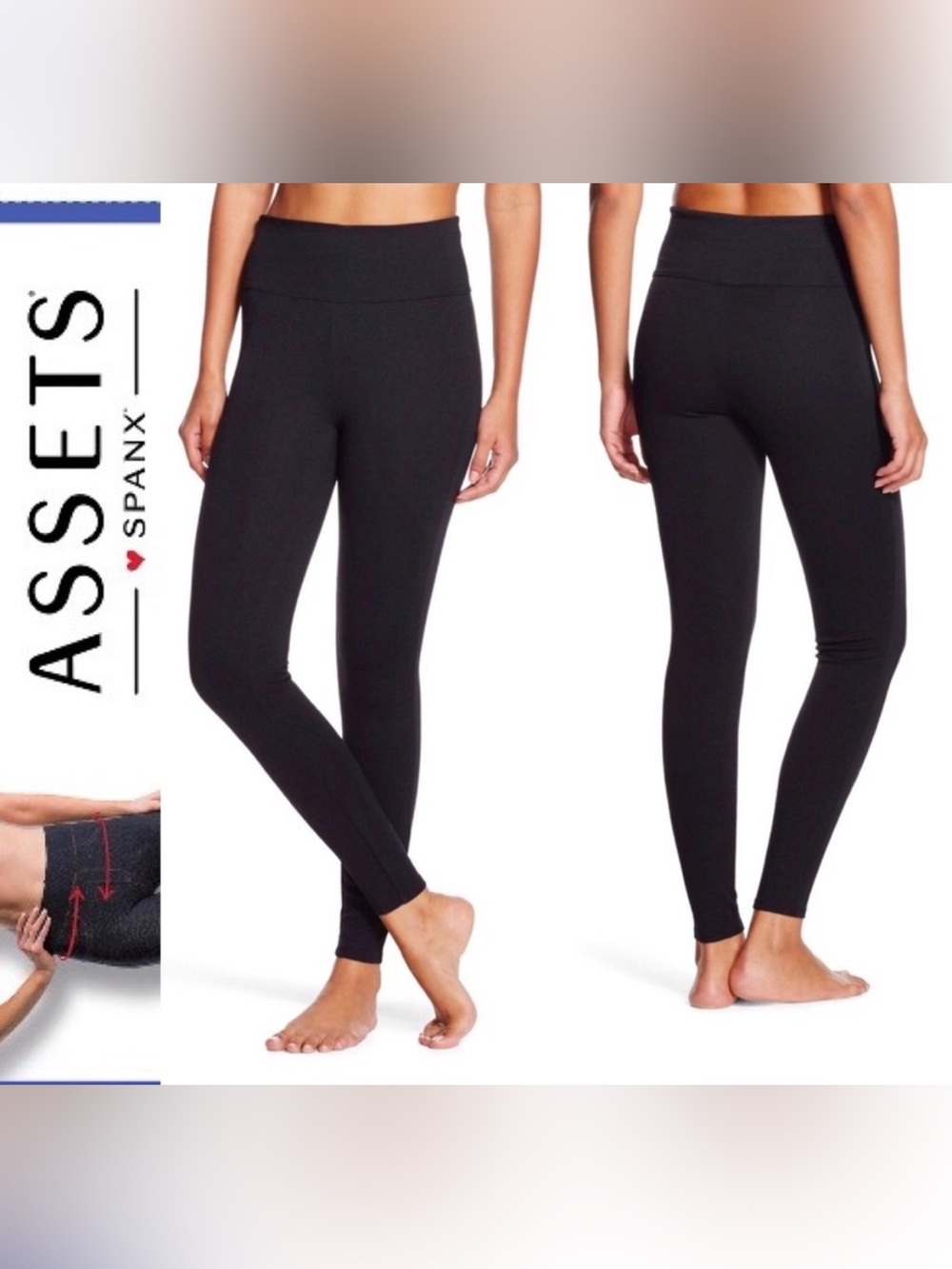 Assets by Spanx Ponte Leggings size M